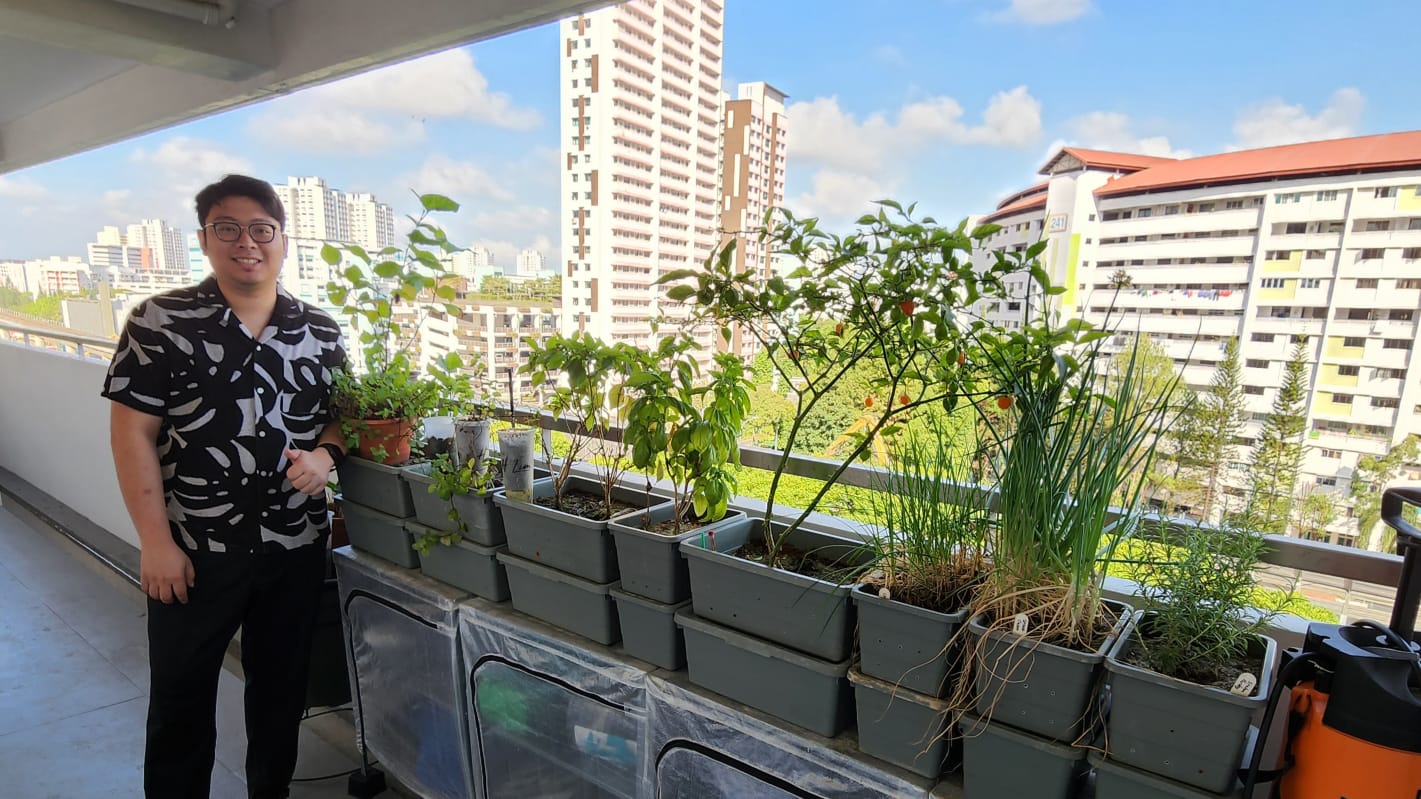 Step into a verdant space featuring our urban farmer Stessen Chia Image